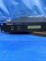 05323.100. Roland ローランド U-110 PCM SOUND MODULE 音源モジュール 音響機材 通電のみジャンク品_画像2