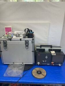 07.777.120.保管品ELMO エルモ HiVision SC-18 2-TRACK 映写機 8mm SOUND PROJECTOR プロジェクター 取扱説明書付 当時物 現状品