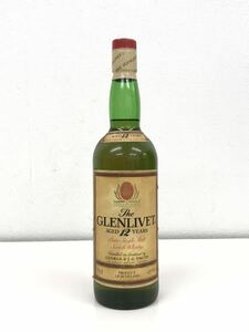 ●212 古酒　未開栓　グレンリベット12年 750ml 43°　スコッチウイスキー　GLENLIVET 12YEARS