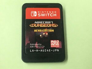 中古　Minecraft Dungeons Hero Edition(マイクラダンジョンズ ヒーローエディション)　ニンテンドースイッチ　※ソフトのみ　読込確認済み