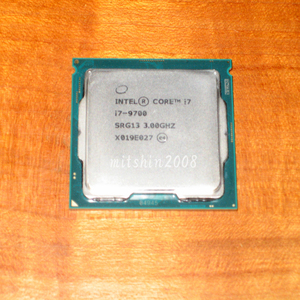 Intel Core i7 9700 3.0GHz(TB:最大4.7GHz) LGA1151 Coffeelake 動作確認済 クリックポストなら送料185円 [No.978]