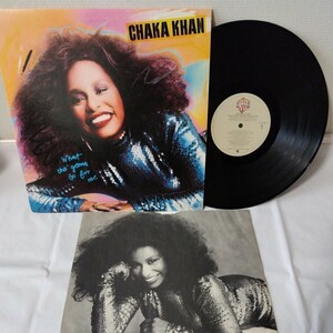 (LP)Chaka Khan/What Cha' Gonna Do For Me[Warner]レコード,And The Melody Still Lingers On(Night In Tunisia)収録,クラブ・ジャズ