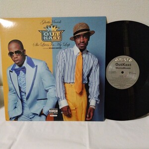 (12inch)OutKast feat.Rosario Dawson/Ghetto Musick/She Lives In My Lap [Arista]レコード,Hip Hop,クラブ・ジャズ,Gilles Peterson