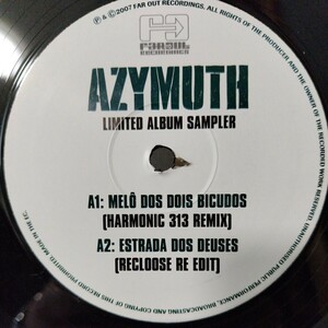 (12inch)Azymuth/Limited Album Sampler[Far Out]レコード,Joe Davis,Gilles Peterson,クラブ・ジャズ, クロスオーバー