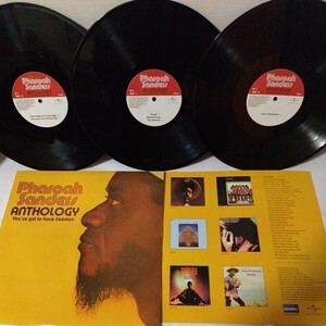 (LP)Pharoah Sanders/Anthology[Soul Brother]レコード3枚組,Impulse!,Theresa,Arista時代の名曲多数収録,Gilles Peterson,クラブ・ジャズ