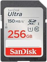 【 サンディスク 正規品 】 SanDisk SDカード 256GB SDXC Class10 UHS-I 読取り最大150MB/_画像1