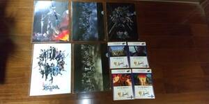  new goods unopened Final Fantasy clear file Lawson LAWSON sticker FAINAL FANTASY large amount set set sale 