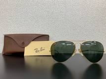 1円～ Ray-Ban レイバン B&L ボシュロム 62□14 アビエーター ティアドロップ サングラス ヴィンテージ USA_画像1