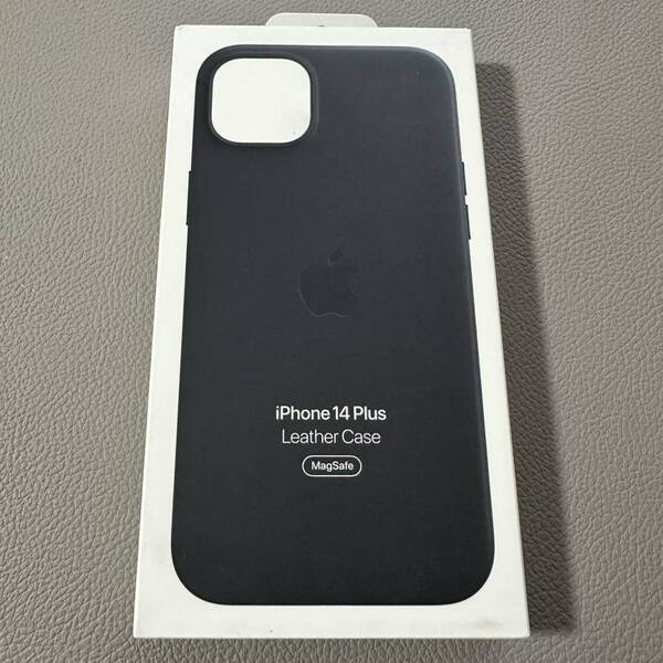 [新品未開封]Apple純正 国内正規品 iPhone 14 Plus レザーケース MagSafe 対応 ミッドナイト MPP93FE/A