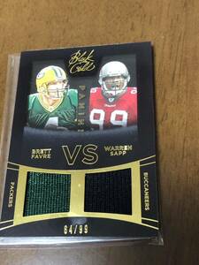 NFL Brett Favre & Warren Sapp dual jersey ファーブ