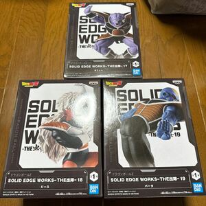 3種セット ドラゴンボールZ SOLID EDGE WORKS THE出陣 17 18 19 ギニュー ジース バータ ギニュー特戦隊 フィギュア