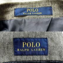 最高級/L相当◎ポロラルフローレン 極上リネン100% POLO RALPH LAUREN ヘリンボーン 麻 テーラードジャケット アンコン サマー 春夏 メンズ_画像9