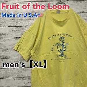 ●T193【アメリカ製】フルーツオブザルーム 半袖 Tシャツ men's【XL】