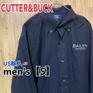 ●B90【US輸入】CUTTER&BUCK 長袖シャツ 　men's【S】