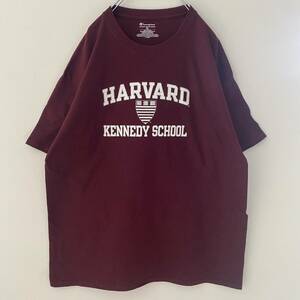 USA 古着 アメカジ ハーバード大学 チャンピオン Tシャツ D840