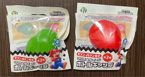 スーパーマリオブラザーズ　ボトルキャップ2種　セブンイレブン