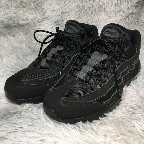 美品 NIKE AIRMAX 95 Triple Black スニーカー