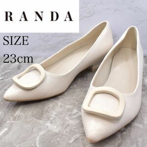 RANDA ランダ　バックル　パンプス　