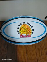 ラグビーボール ギルバート5号 GILBERT EXETER CHIEFS RUGBY REPLICA BALL_画像4