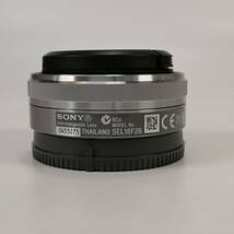 美品 SONY SEL16F28 E 2.8/16 0.24m/0.8ft 単焦点 パンケーキ レンズ ミラーレス一眼 Eマウント レンズ ソニー_画像5