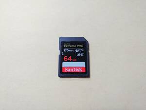 SanDisk 64GB Extreme Pro SDXC UHS-I V30 U3 Class10