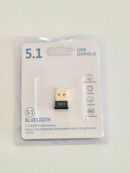 　Bluetooth　adapter　5.1　2.4GHｚ　USBブルートゥースアダプター　ドングル　レシーバー　管理番号213