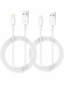 充電ケーブル YOWESH 急速 【MFi認証品/2本セット*1.5m】 USB-A to Lightning 最大2.4A 急速充電 usb ライトニング充電 超高耐久 充電器 