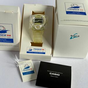 【未使用】カシオ Baby-G FIFA W杯 レア　限定品 腕時計 G-SHOCK 不動品　1998年　フランス大会