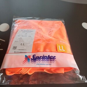  orange школьный купальник. новый товар * не использовался.size-LL. orange цвет.Sprinter. школа указание. девочка.