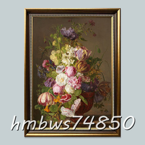 Art hand Auction ☆Seltener Artikel◆Kunstwerk☆Stillleben-Gemälde, Blumen- und Früchtegemälde, Schlafzimmer-Dekoration, französischer Stil, gerahmt, 40 cm x 60 cm, Malerei, Ölgemälde, Stillleben