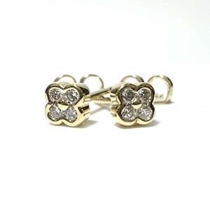 [ super-beauty goods ] Ponte Vecchio Ponte Vecchio lady's earrings diamond K18 Gold 
