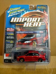 Johnny Lightning 1/64 2004 三菱 ランサー エボルーション Mitsubishi Lancer Evolution ジョニーライトニング Mijo ミニカー