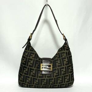  FENDI フェンディ ズッカ柄 ショルダーバッグ バケット HB03036