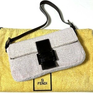 FENDI フェンディ ビーズ装飾 バケット バッグ HB03025