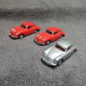  new Ray 1/64 Porsche 356B[ loose 3 piece set ]