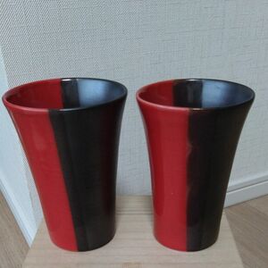 信楽焼　ビアカップ　ペア 酒器