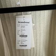 AVANDRESS Punching Knit Dress IVORY ニート_画像9