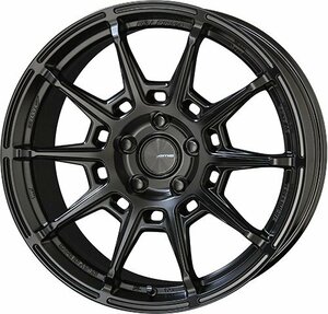 AME ガレルナ レフィーノ 18インチ×9.5J +38 5穴 100 ホイール GALERNA REFINO マットブラック/ハイパーシルバー 18x9.5J