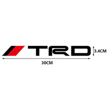 TRD ステッカー　デカール　　２枚セット　白（シルバーホワイト）_画像3