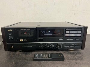  sound out has confirmed!A&D stereo cassette deck GX-Z9100EX sound equipment sound equipment audio equipment remote control attaching sale at that time 110,000 jpy 1989 year sale 