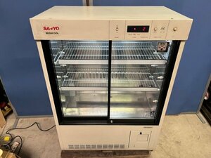 SANYO サンヨー 薬品冷蔵ショーケース MPR-161D（H)動作確認済み 100V 158L 業務用 冷蔵庫 スライドドア （１）