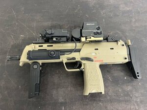 ガスブロ H&K MP7A1 TANカラー ブローバック 現状品