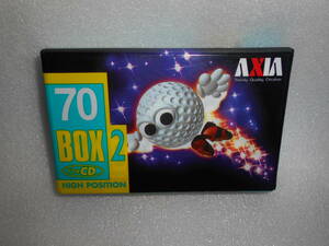  Axia AXIA BOX2 70 audio cassette tape 70 minute 1 volume high position 
