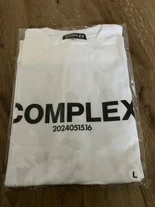 Complex 日本一心20240515,16 TOKYO DOME 日本一心Tシャツ2024ホワイト Lサイズ　コンプレックス　新品未開封