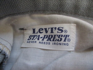 USA製 ビンテージ ７０S LEVI’S リーバイス ６４６ スタプレ STA-PREST パンツ W3６ フレア VINTAGE 古着 アメカジ OLD タブ BIG E 年代