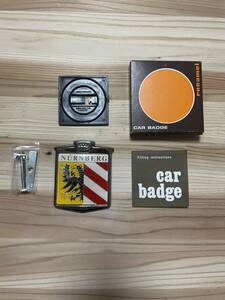 ニュルンベルク ドイツ renamel カーバッジ グリルバッジ 検) セントクリストファー ミニ ポルシェ BMW ベンツ モッズ BMC ローバー MG ADO