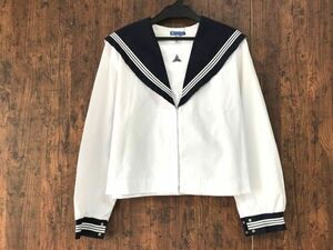 ss_0798y * outside fixed form delivery * large size LL Kagoshima prefecture prefecture Tachikawa side high school ( old ) summer clothing long sleeve interim clothes designation sailor suit YAMAKATAYA Yamagata shop made woman uniform 