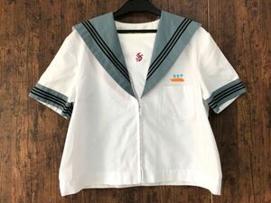 ss_0795y * outside fixed form delivery * large size 13 number (170A) Miyazaki prefecture Miyazaki city ... middle . gray collar short sleeves summer clothing designation sailor suit woman uniform 