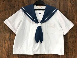 ss_0854y * outside fixed form delivery * large size LL degree Kagoshima prefecture Kagoshima city .. mountain middle . summer clothing short sleeves designation sailor suit M.Tombow EXCELLENT made woman uniform 