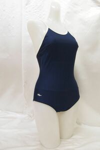 to_9534k * outside fixed form delivery * RISE white piping navy V back is ikatto .. swimsuit size M